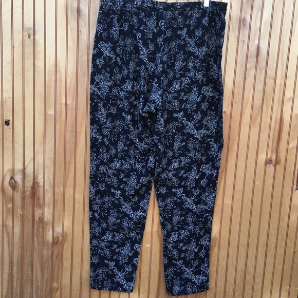 J. Jill Drawstring Pants Size L Tall 100% Rayon - Picture 4 of 8